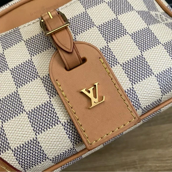 Louis Vuitton Mini Deauville Bag Damier Azure - Picture 6 of 16